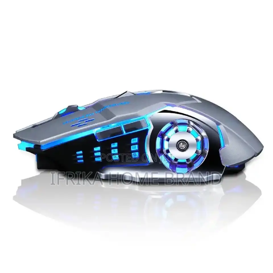 Rechargeable Wireless Gaming Mouse 6 Buttons 2400 DPI 7