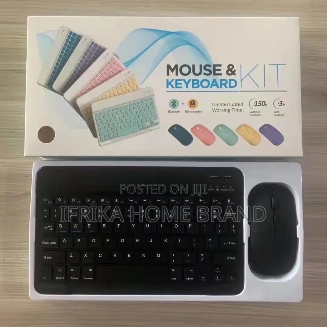 Rechargeable Bluetooth Keyboard Wireless Keyboard and Mouse