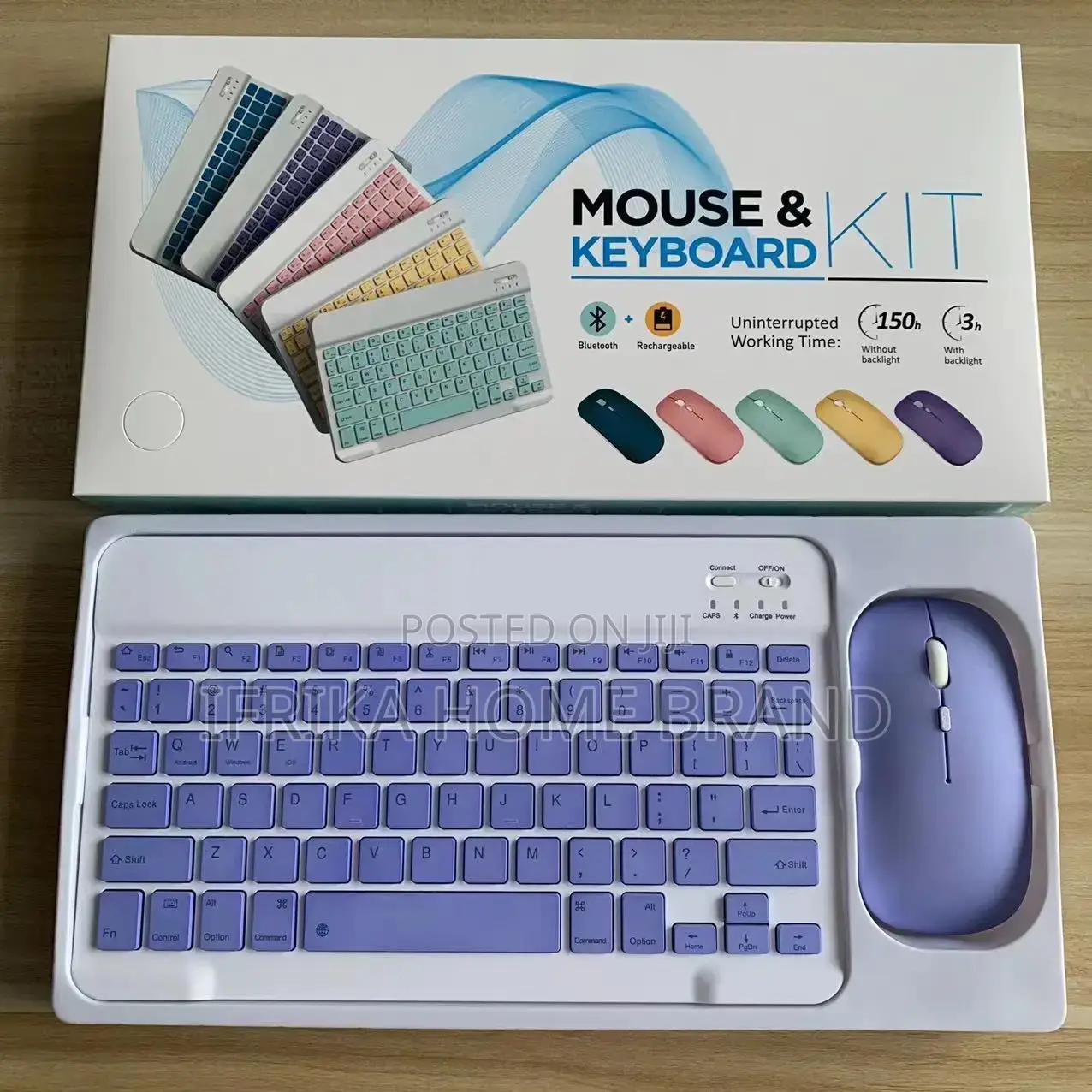 Rechargeable Bluetooth Keyboard Wireless Keyboard and Mouse