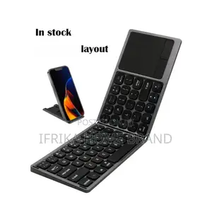 Travel Rechargeable Folding Keyboard Portable Clavier Pocket