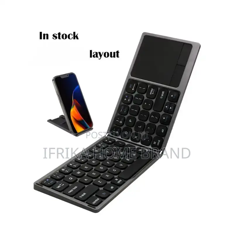 Travel Rechargeable Folding Keyboard Portable Clavier Pocket