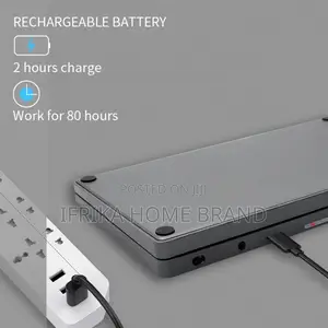Travel Rechargeable Folding Keyboard Portable Clavier Pocket