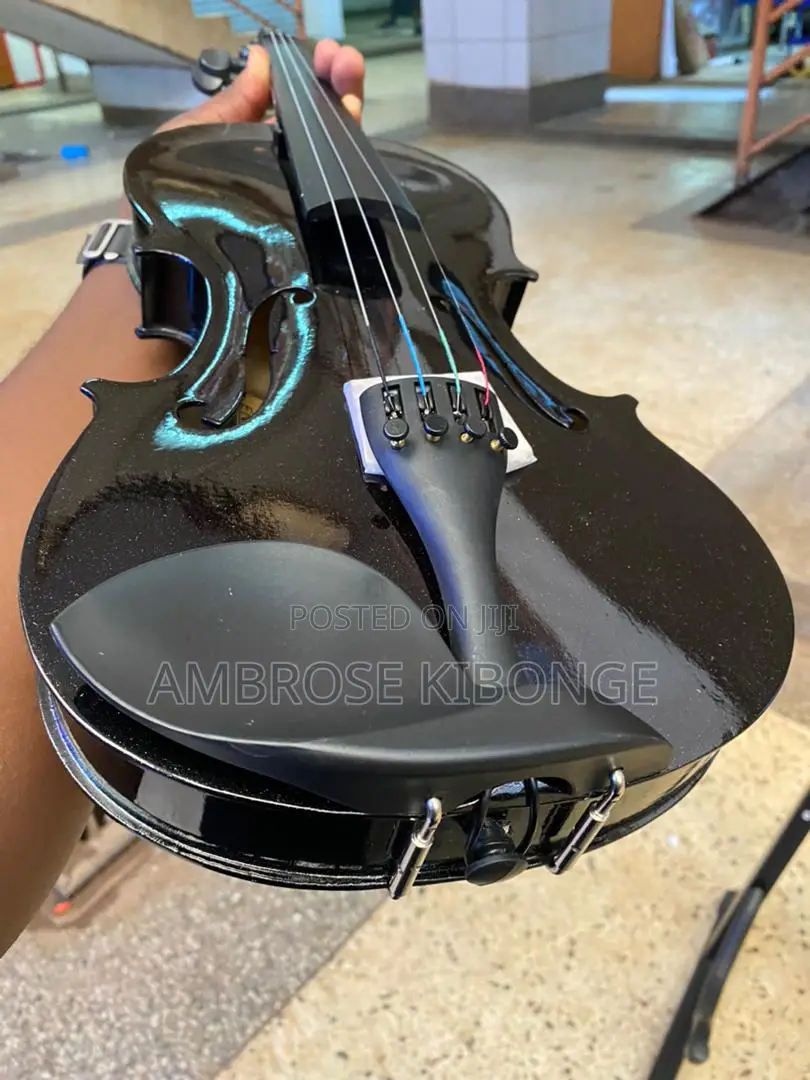Black Original Clear Sound 4/4 Acoustic Violin Full Package