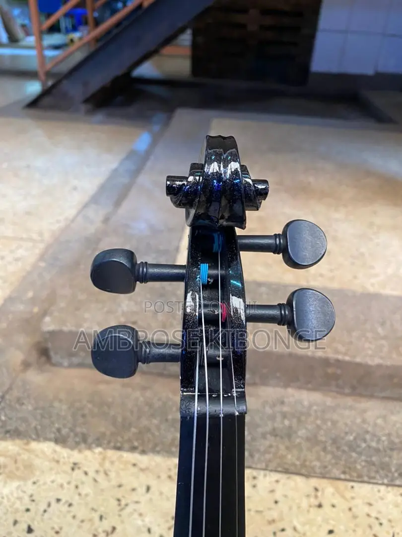 Black Original Clear Sound 4/4 Acoustic Violin Full Package