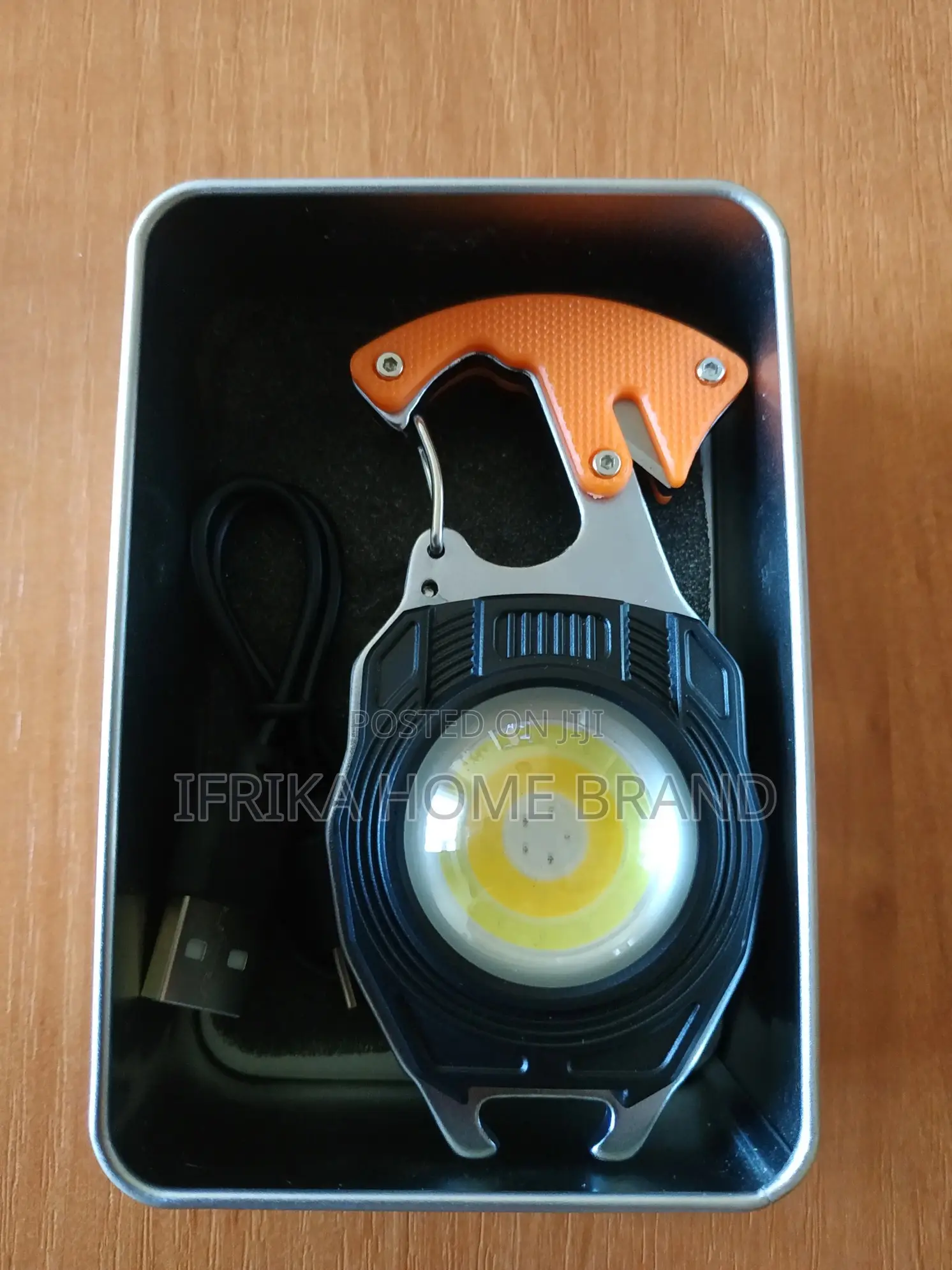 Camping Work Light 3 Gears Flashlight Cigarette Lighter