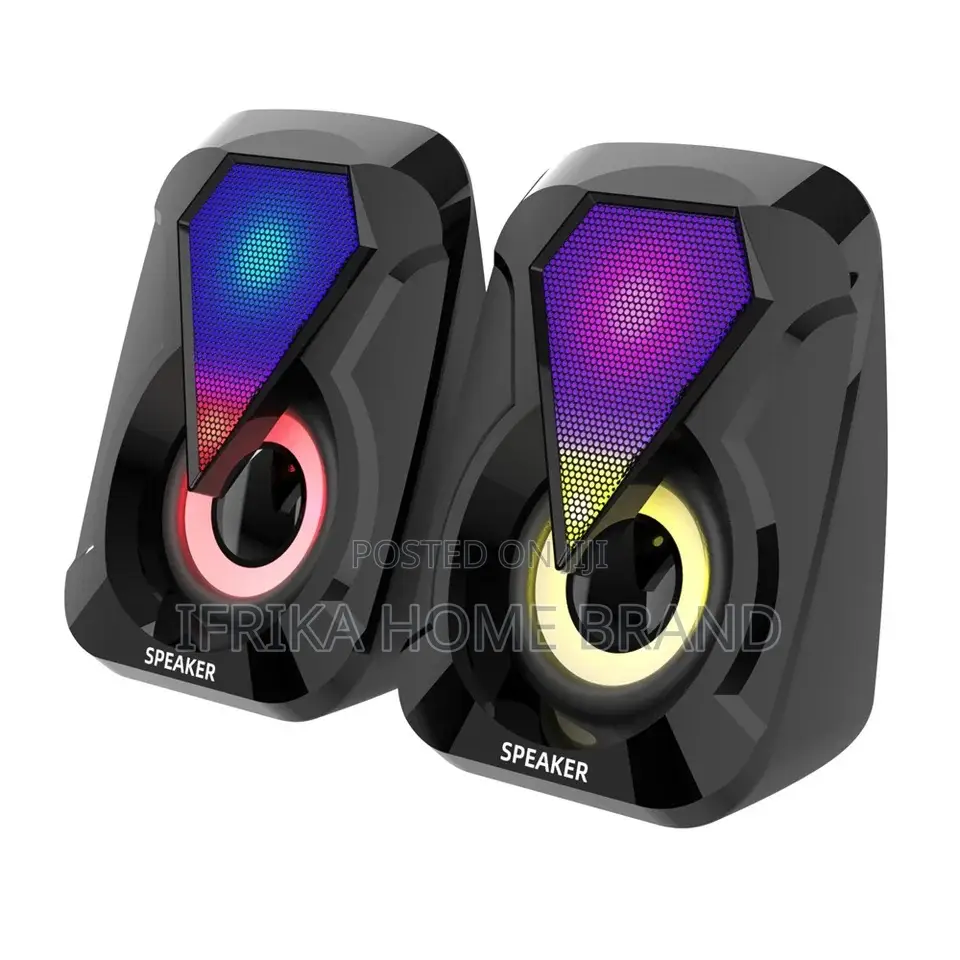 USB Wired Computer Speakers Bass Stereo Subwoofer