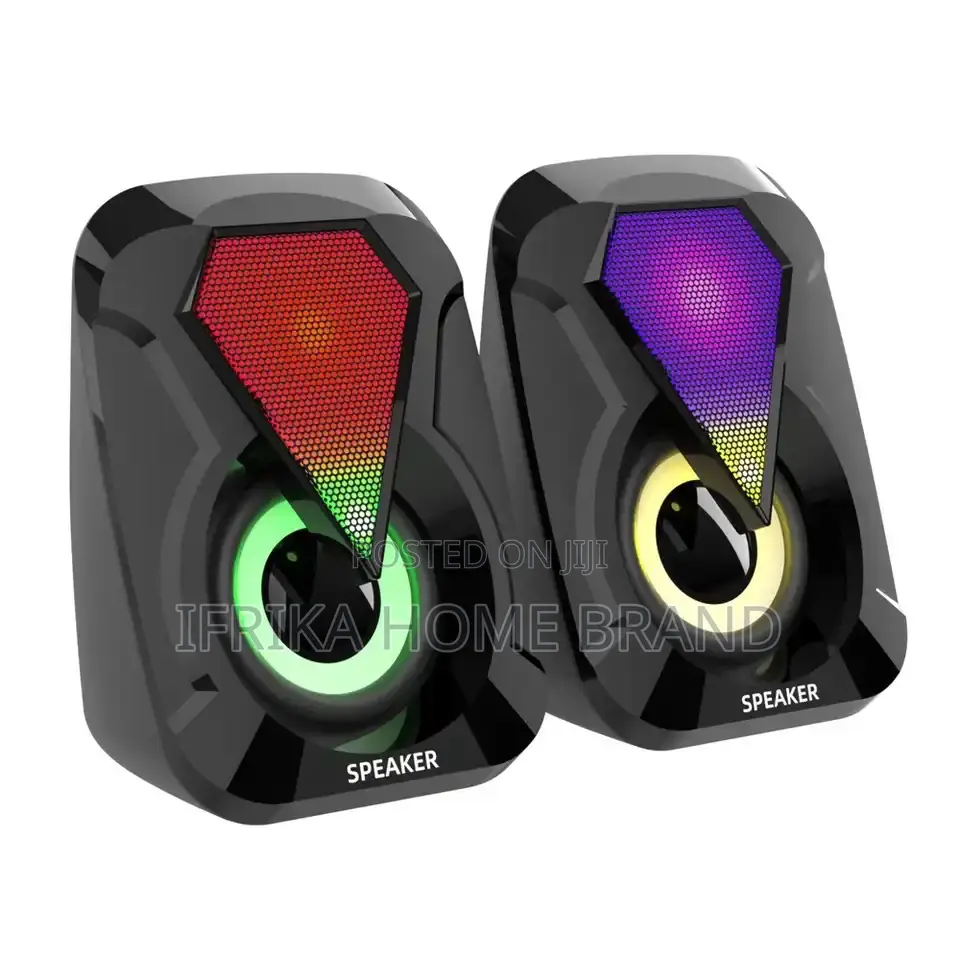 USB Wired Computer Speakers Bass Stereo Subwoofer