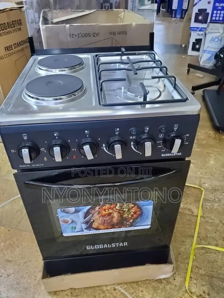 Globalstar 50*50 Cooker,2gas,2electric Hotplates Rotisserie