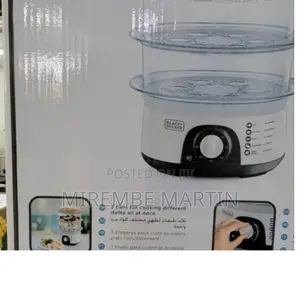 Black Decker 3 Tier Electric Food Steamer.