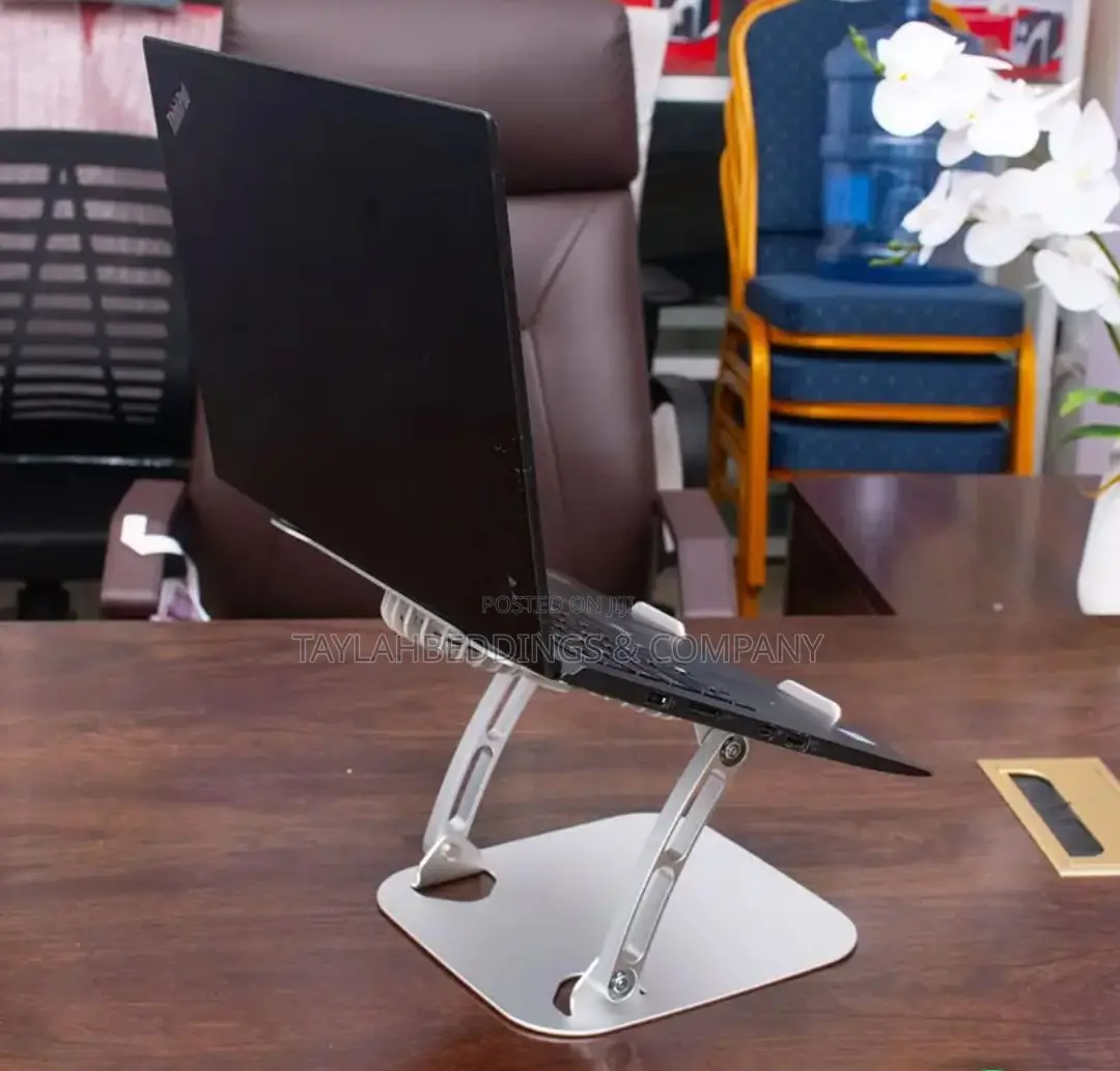 Aluminum Alloy Laptop Stand, With 2 Cooling Fans,