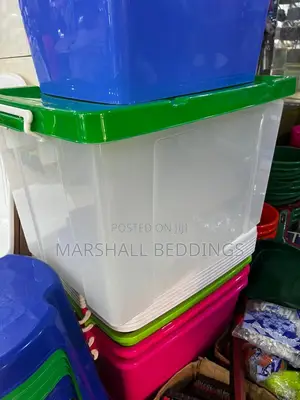 Hard Plastic Storage Container 60L