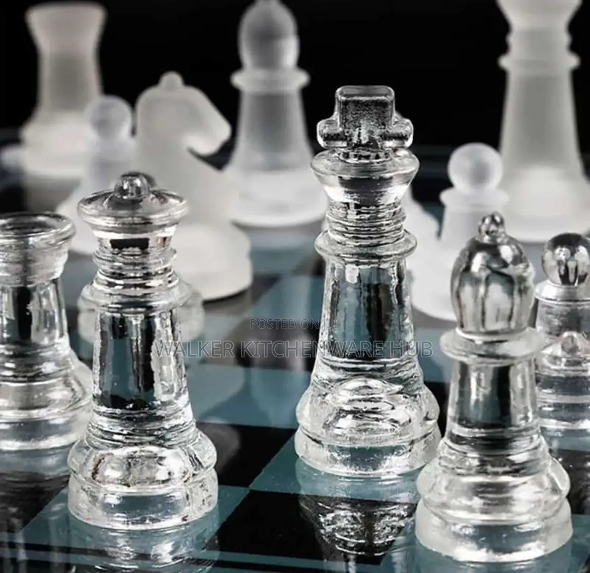 Glass Chess Kit Box