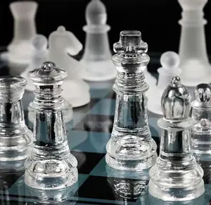 Glass Chess Kit Box