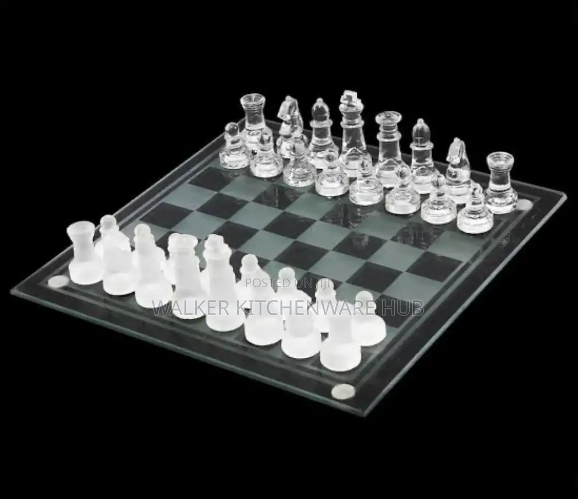 Glass Chess Kit Box