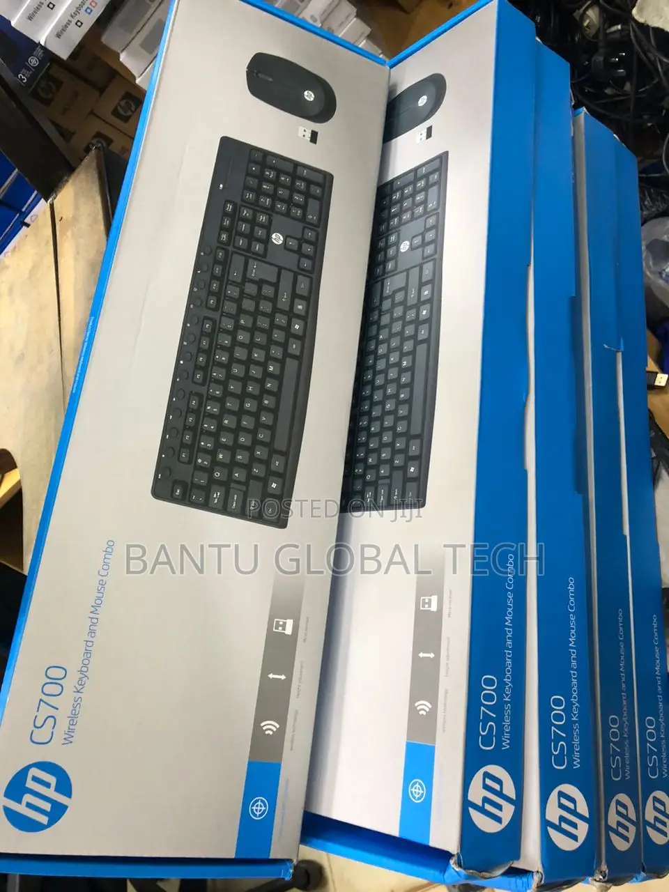 Original Hp Cs700 Wireless Keyboard Mouse Combo