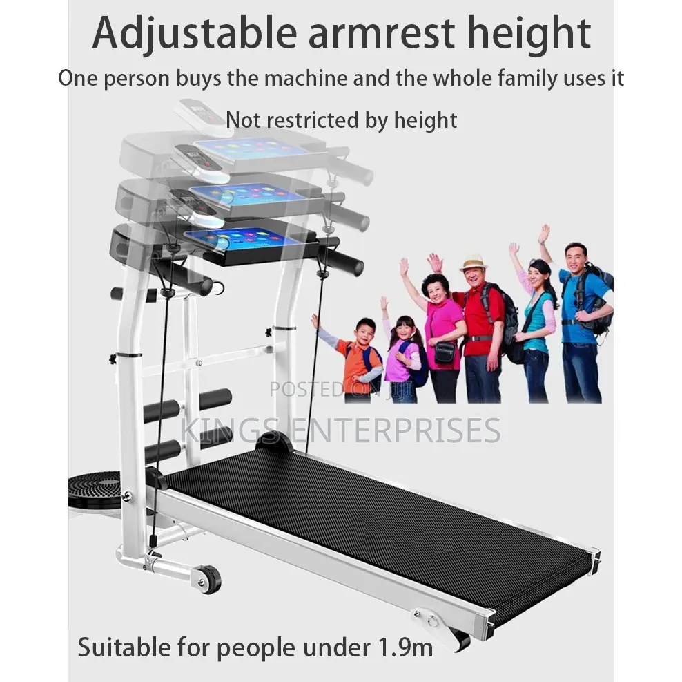 Foldable Manual Treadmill