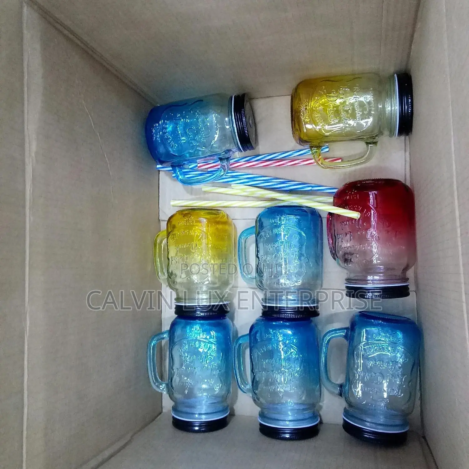 Straw Glass 500mls