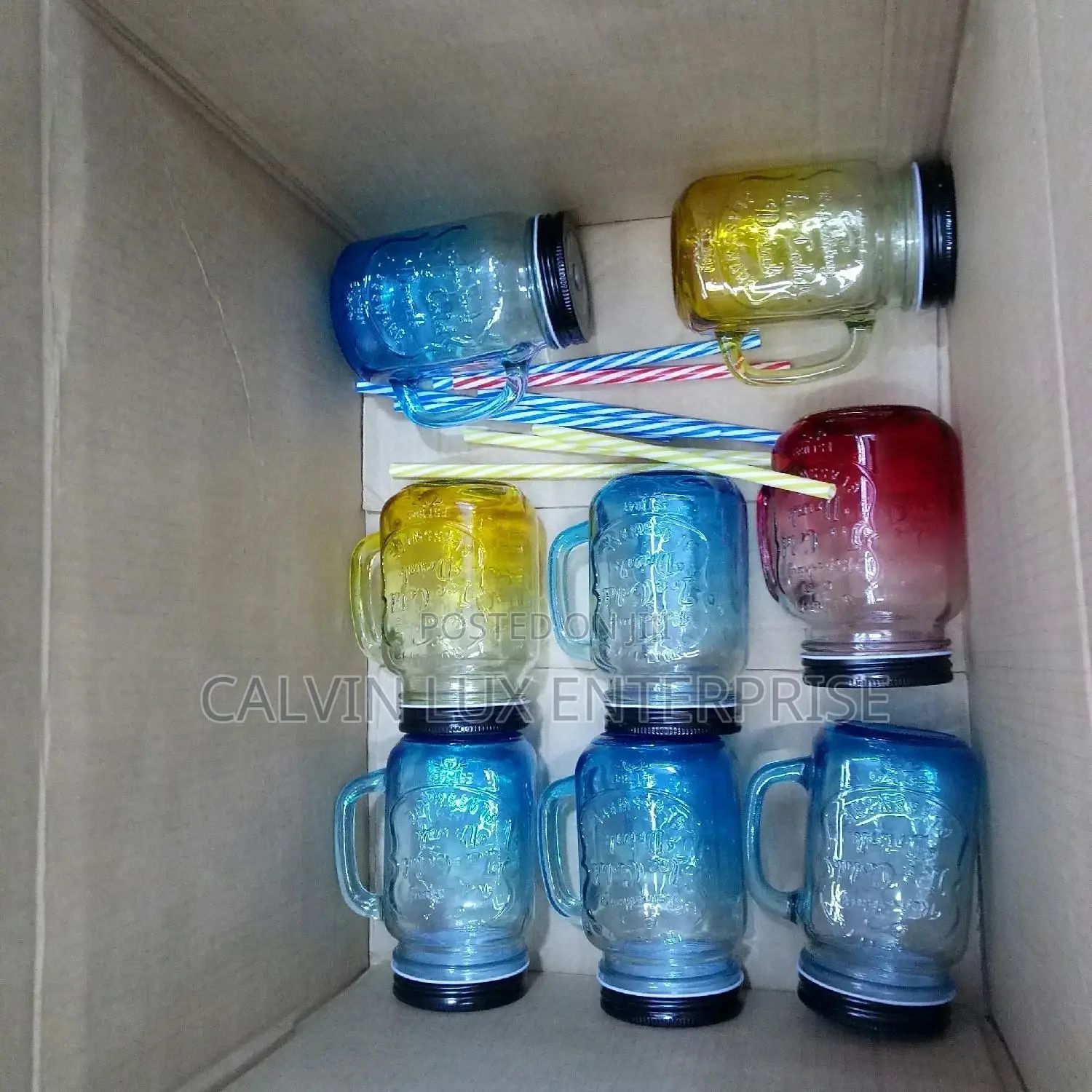 Straw Glass 500mls