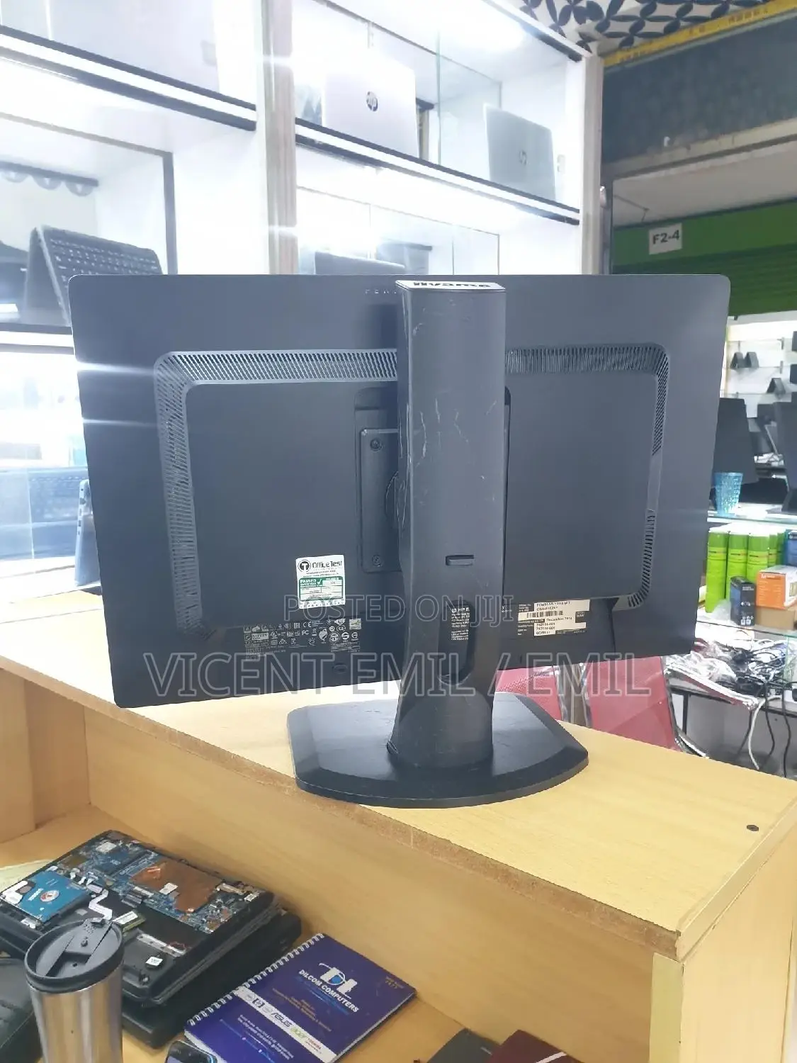 HP 24inch Monitor With DP, VGA and DVI Ports
