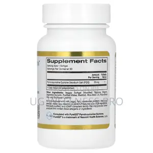California Gold Nutrition, PQQ, 20 Mg, 30 Veggie Softgels