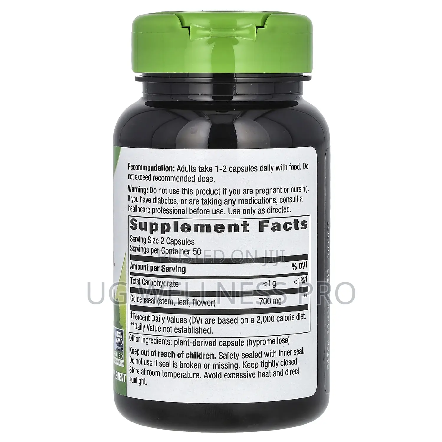 Nature's Way, Goldenseal Herb, 700 Mg, 100 Vegan Capsules