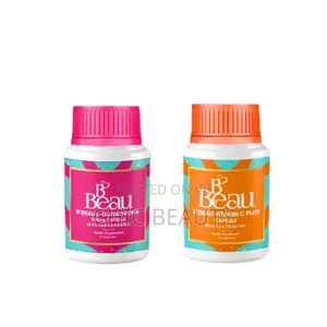 Satin Skinz B’Beau Set, L-Glutathione 60 Caps Vitamin C 60 Caps,
