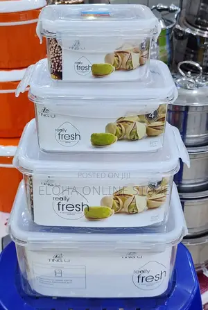 4 Pieces Microwave Oven Heating Lunch Box