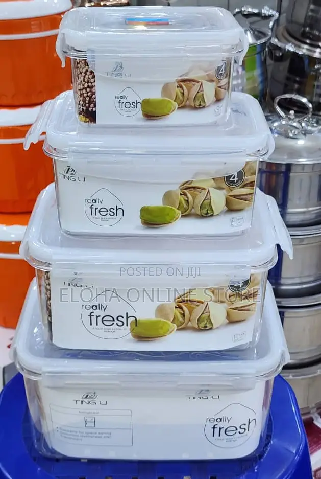 4 Pieces Microwave Oven Heating Lunch Box