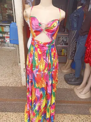Lovely Beach Multicolor Dress