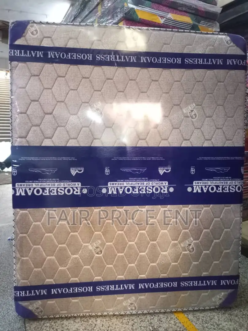Rosefoam Mattress High Density.6*6*8inches.( Gray)