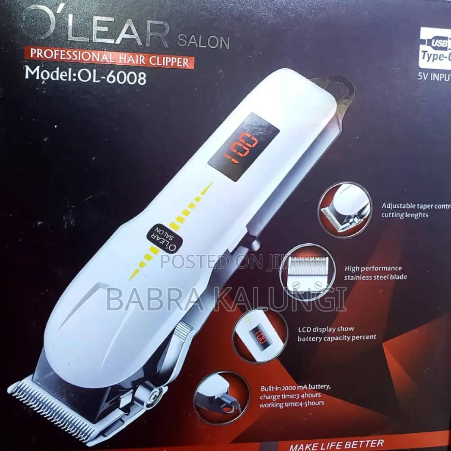 O'Lear Professional Hair Clipper