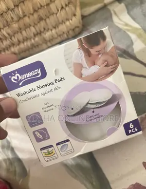 Momeasy NEW Washable Reusable Breast Pads Pack of 6