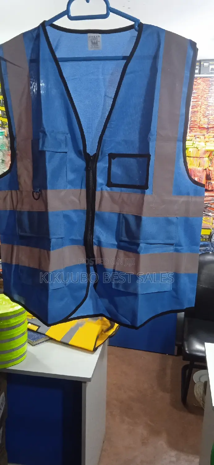Heavy Duty Reflector Jackets ( Blue )