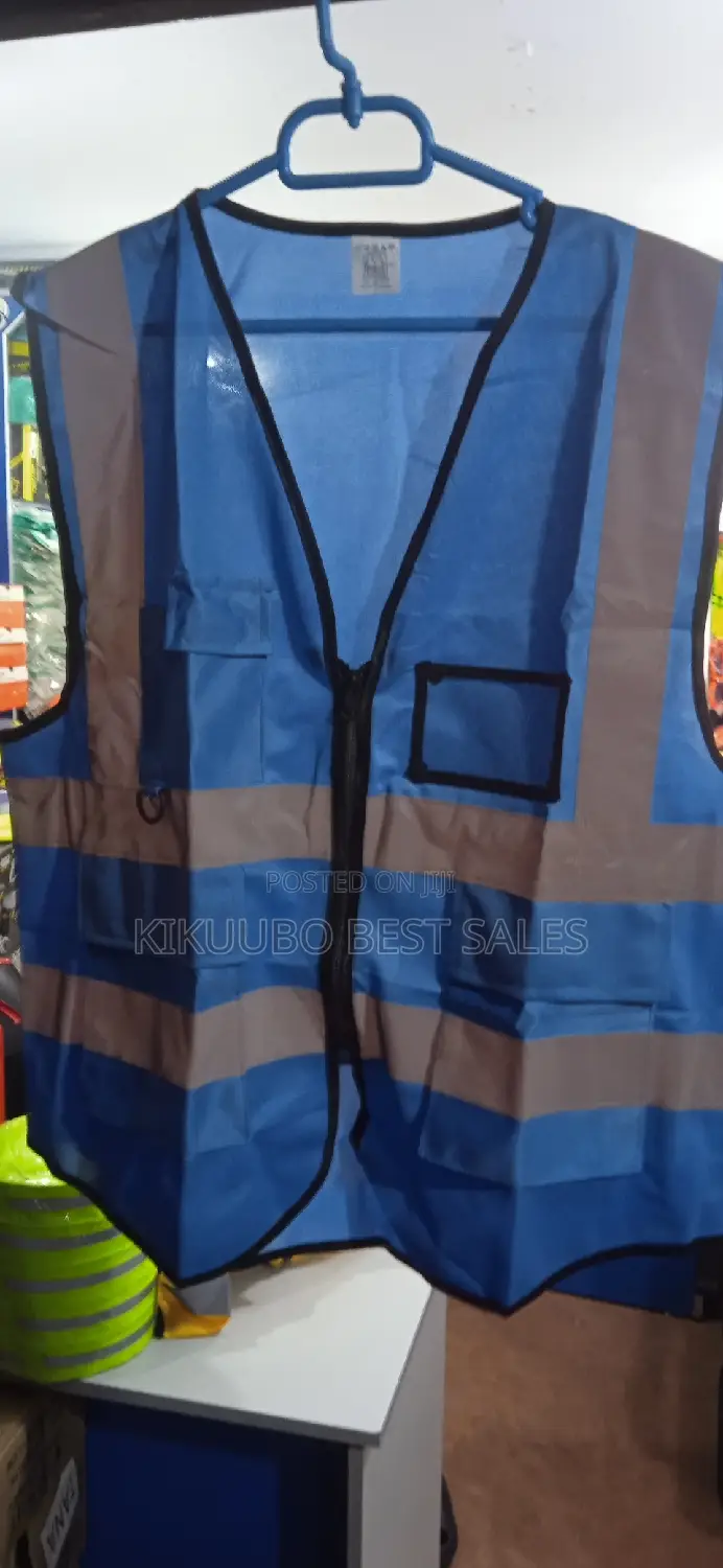 Heavy Duty Reflector Jackets ( Blue )