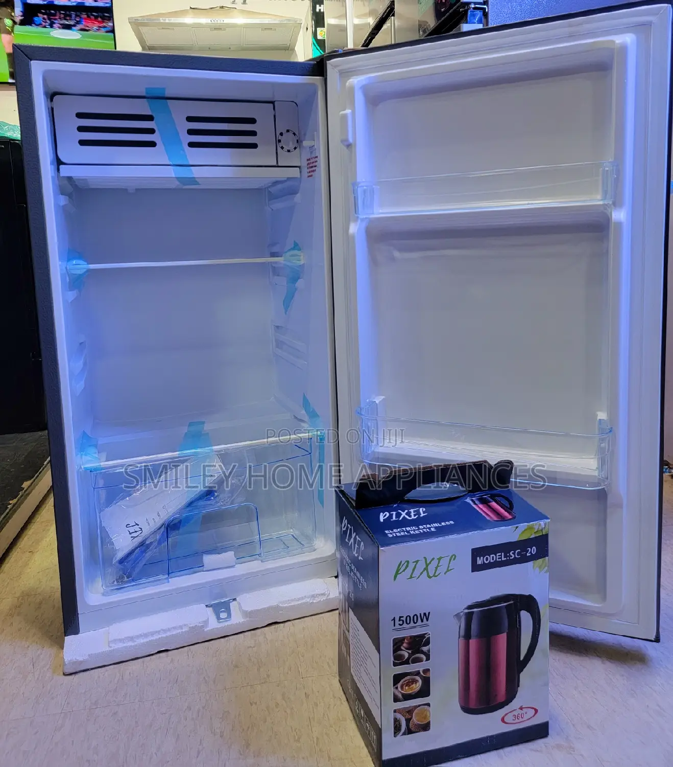 Pixels Single Door Refrigerator 120ltrs