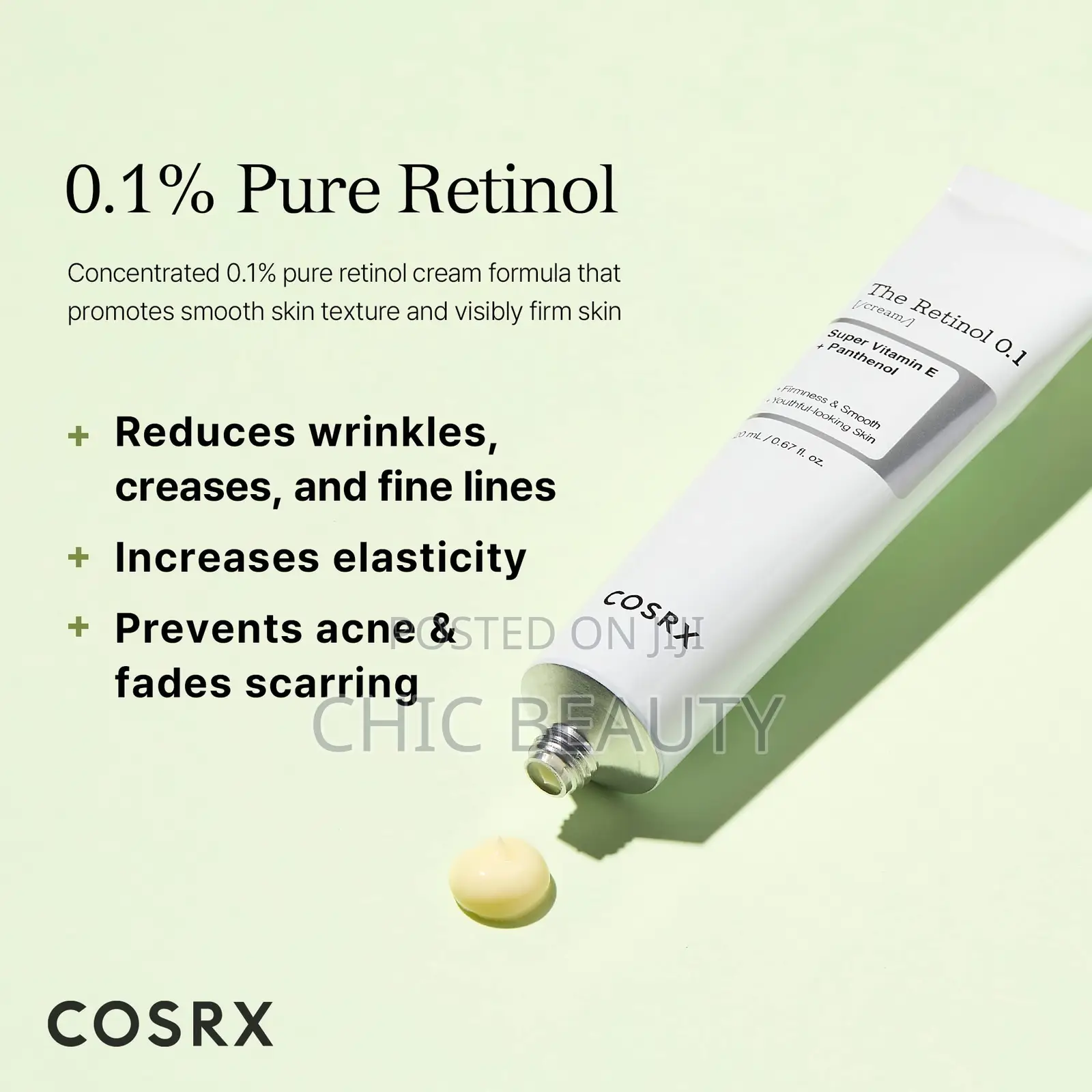 COSRX - The Retinol 0.1 Cream 20ml to Banish Sagginess