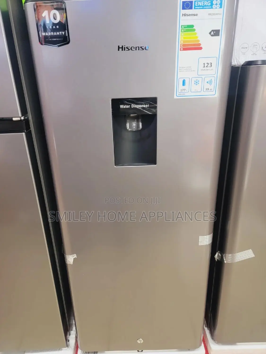 229ltrs Hisense Single Door Refrigerator With a Dispenser