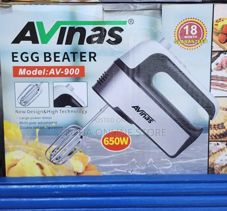 AVINAS AV-900 High Power Electric Hand Held Mixer