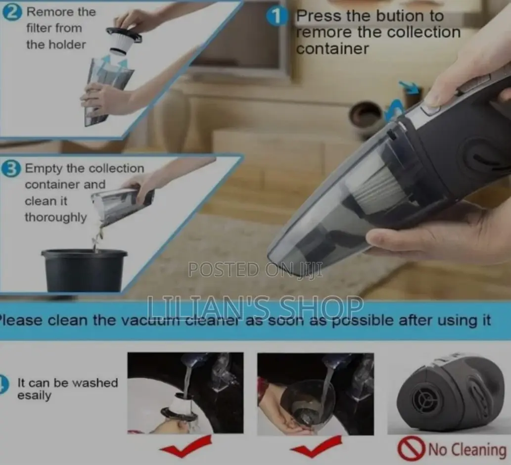 Automatic Car Wireless Vaccum Cleaner