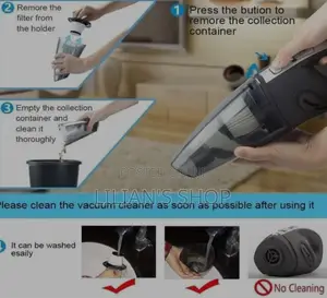 Automatic Car Wireless Vaccum Cleaner