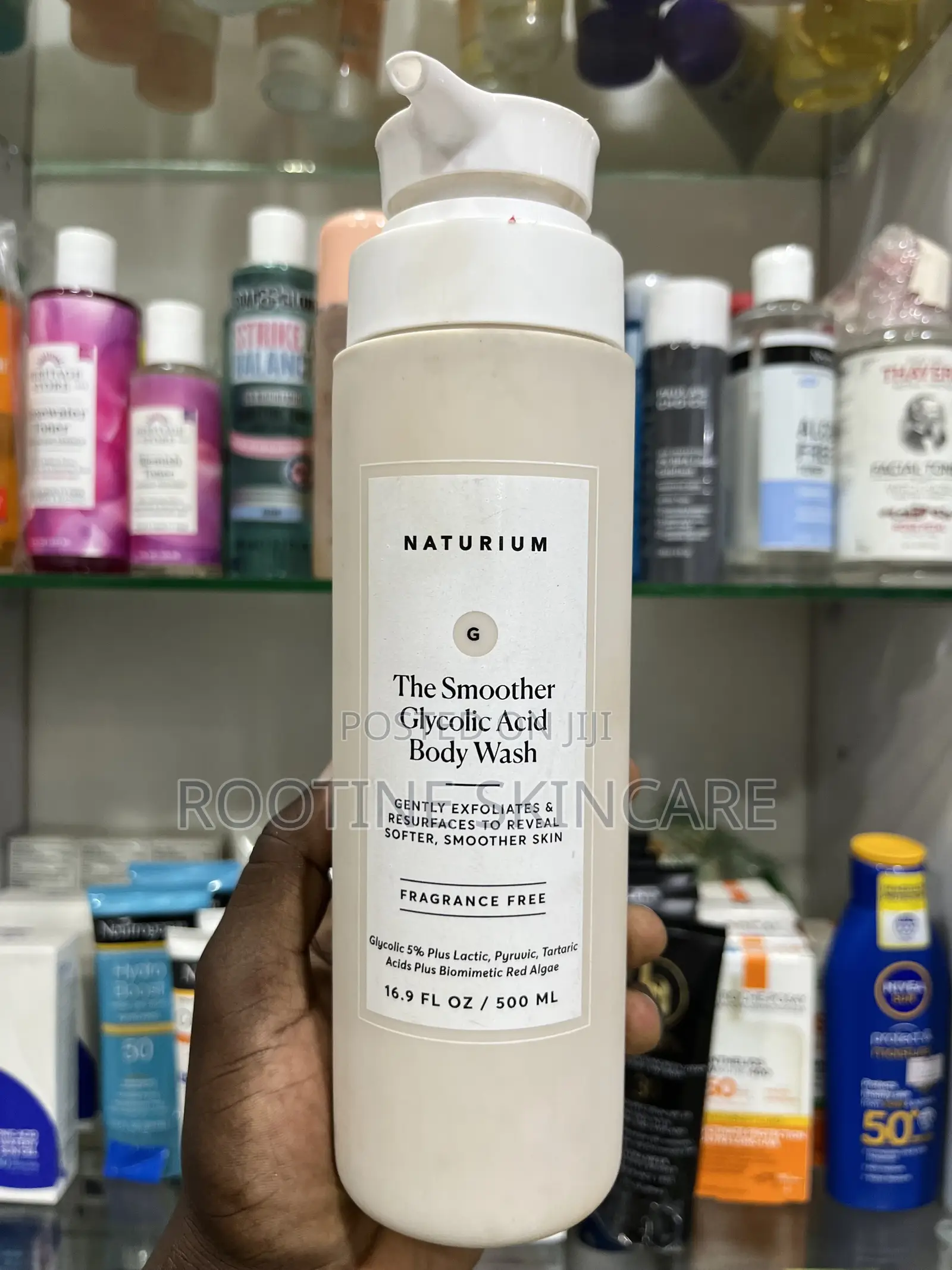Naturium Smoother Glycolic Acid Bidy Wash