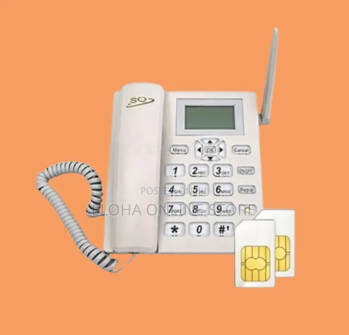 SQ LS-820 Dual Sim GSM Wireless Landline Desktop Phone