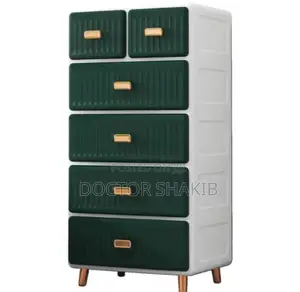 Thickened Drawer Storage Cabinet With Multilayer Racks