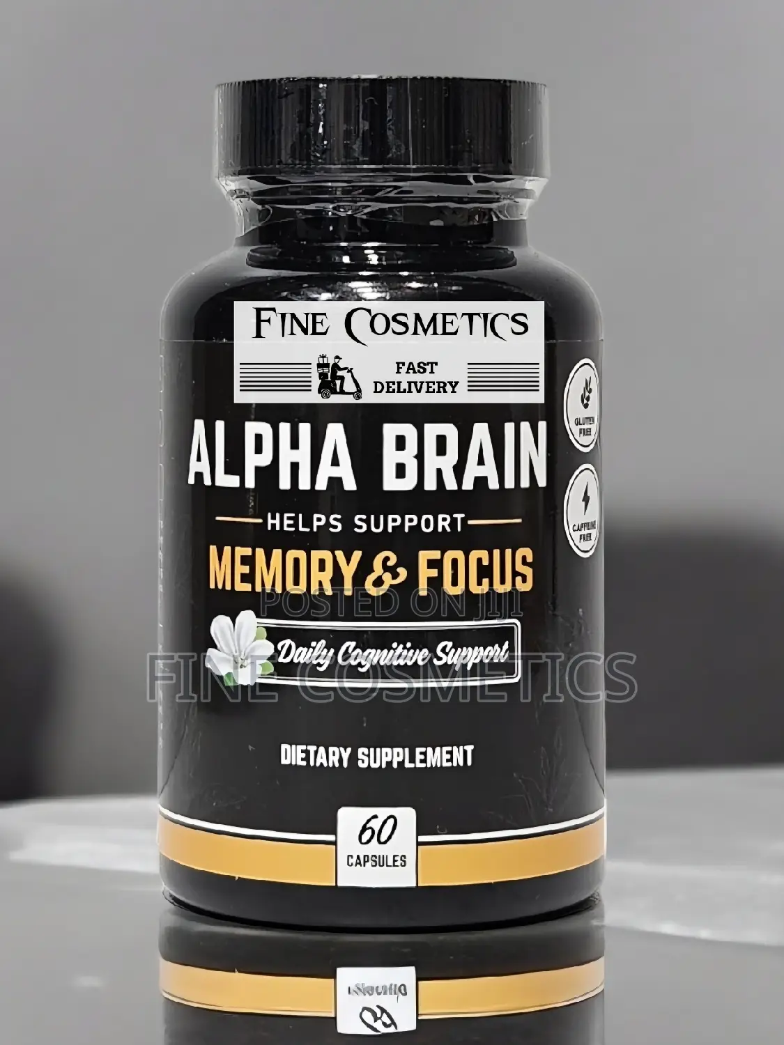 ALPHA BRAIN BOOSTER Memory Loss + Mental Focus Support Pills