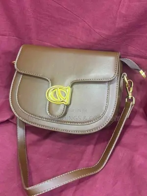 Bobby Medium East West Amber Brown Box Calfskin Leather