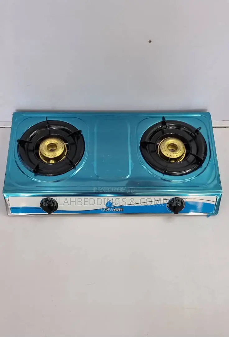 2 Burners Stainless Steel Cooking Gas Stove