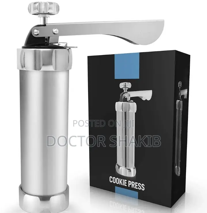 Stainless Steel New Cookie Press Gun Kit