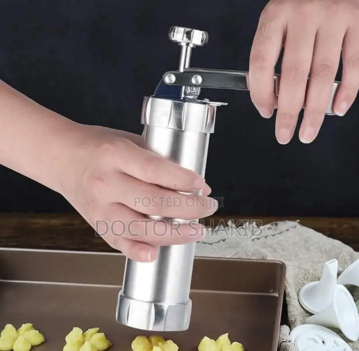 Stainless Steel New Cookie Press Gun Kit