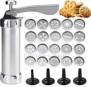 Stainless Steel New Cookie Press Gun Kit