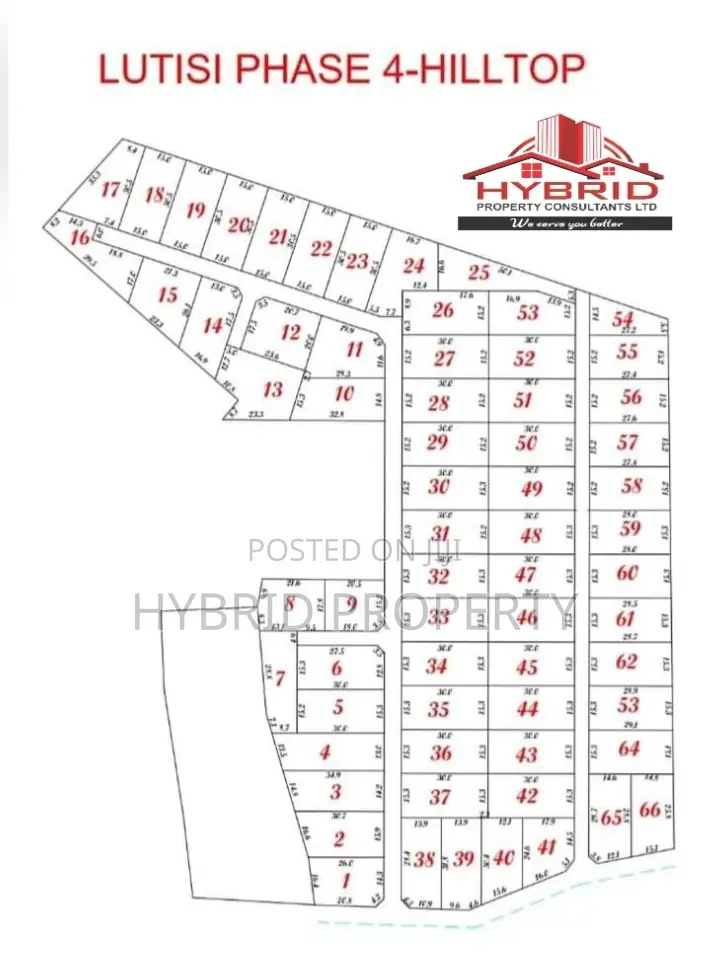 Prime Plots for Sale at Gobero~Lutisi Hill View Land Estate.
